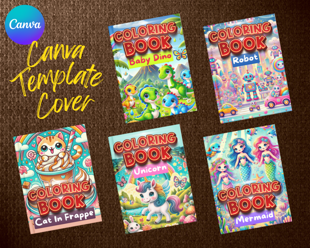 Coloring Book Hack Web Image - Cover Canva template